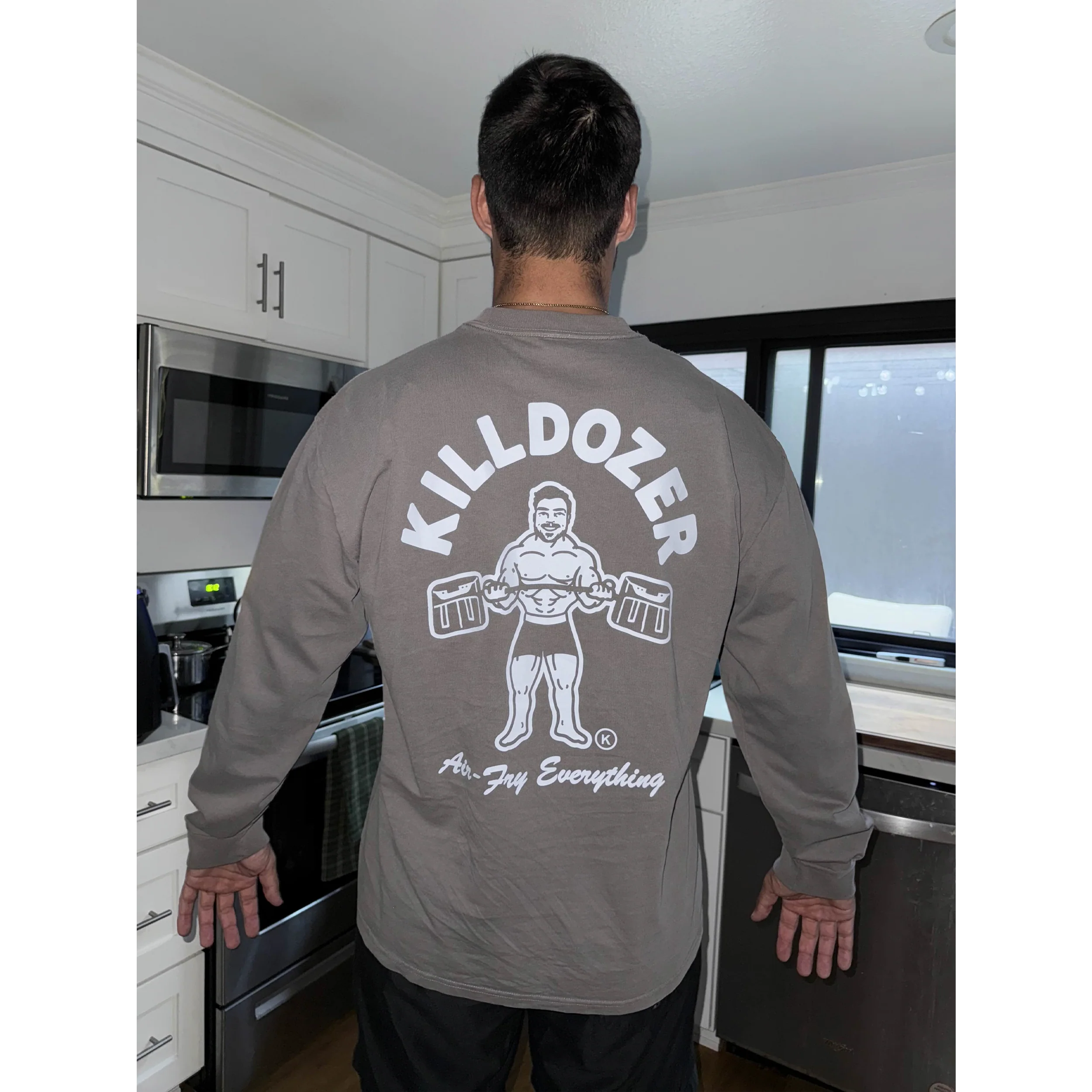 Killdozer Long Sleeve - Faded Grey - Image 4