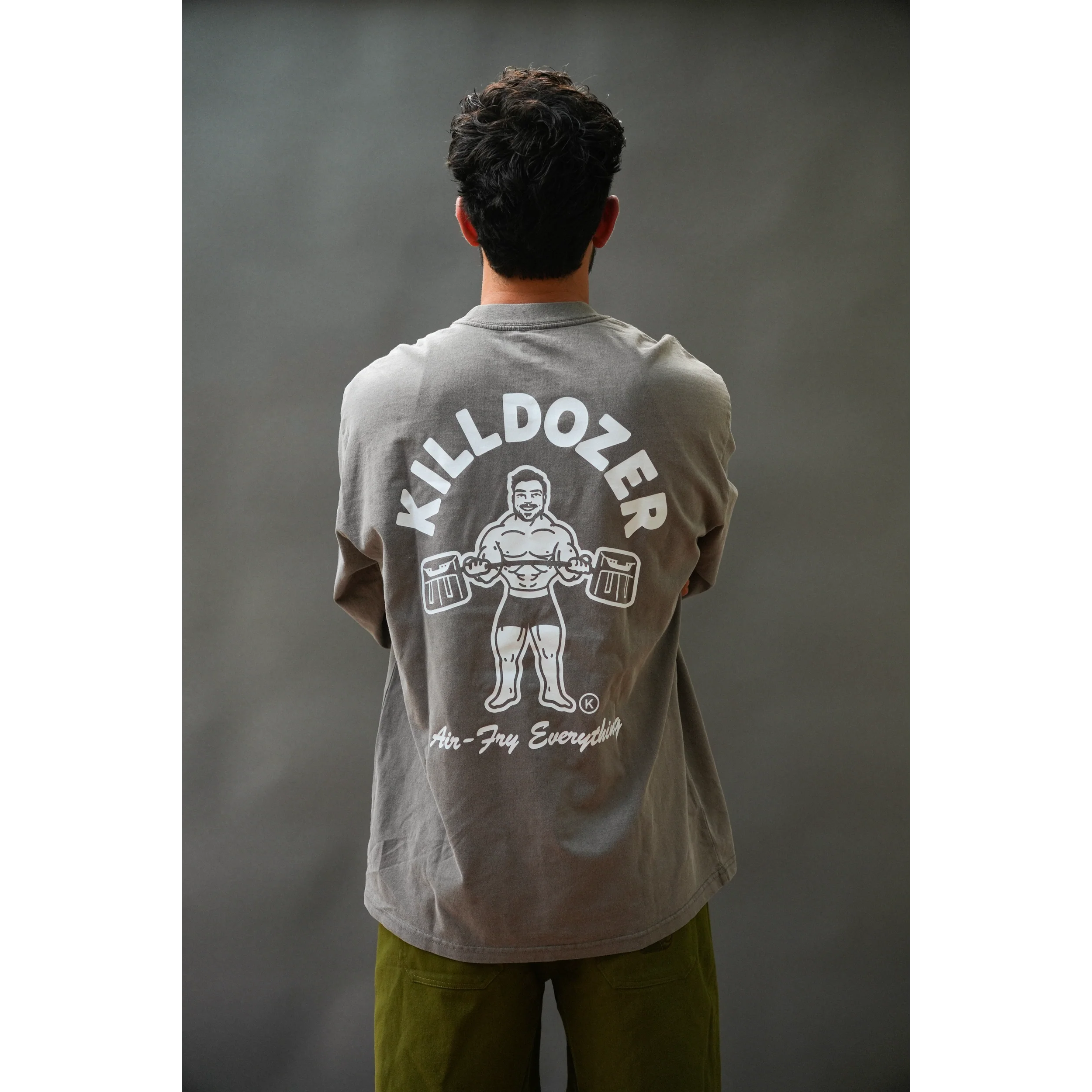 Killdozer Long Sleeve - Faded Grey - Image 5